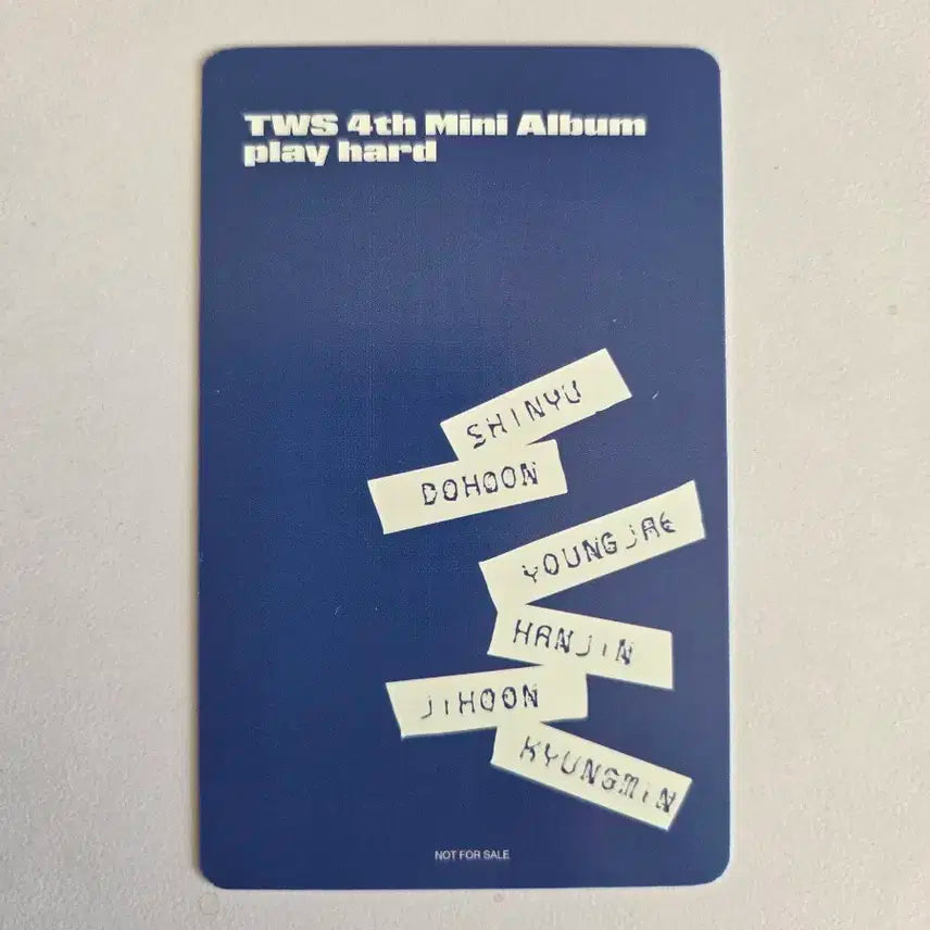 투어스 tws play hard 츠타야 오프라인 럭키드로 영재 포카 양도