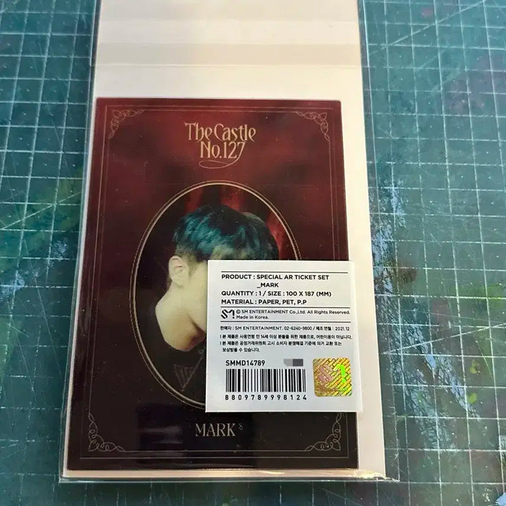 NCT 127 마크 유플러스 더 캐슬 ar 티켓 포카 세트 미개봉