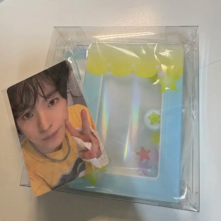 엔시티위시 1주년 MD 아크릴 셰이커 바인더 유우시 포카 포함 포카홀더