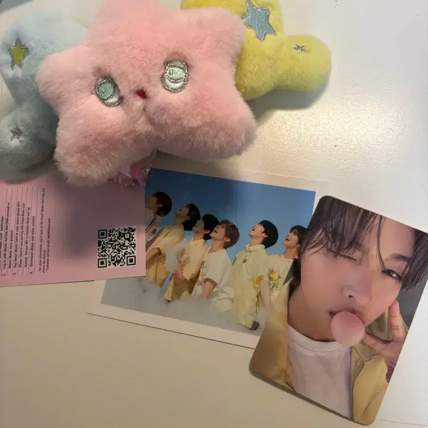 팝츄 엔시티 위시 인형 앨범 구성품 포함 리쿠 포카 폴라