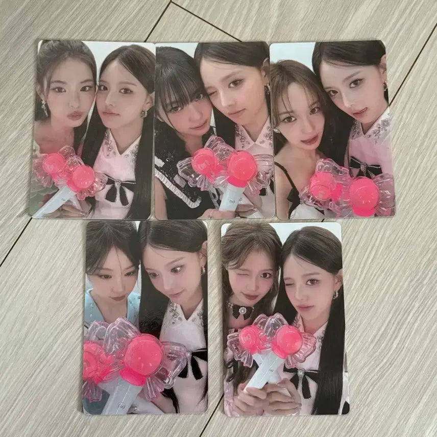 이즈나 응원봉 지민 유닛 포카 세트 일괄