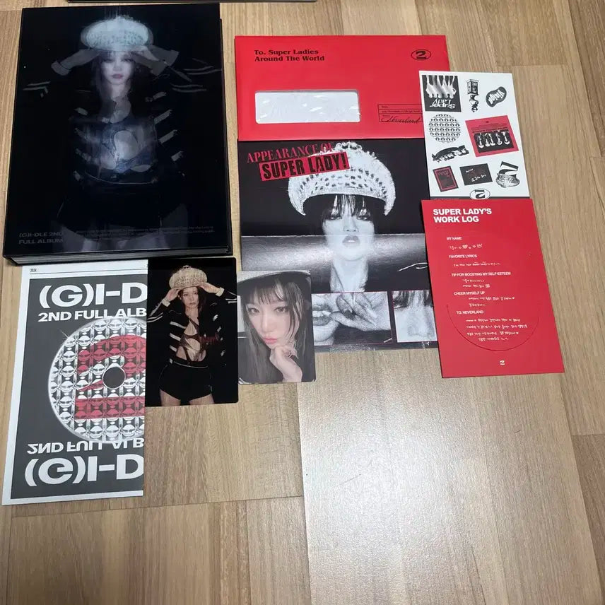 (여자)아이들 2집 Super Lady 앨범 풀세트