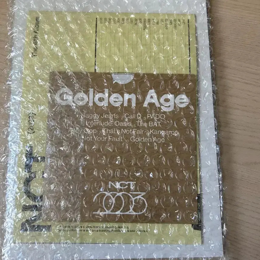 엔시티 골든에이지 콜렉팅버전 구성품 웨이션브이