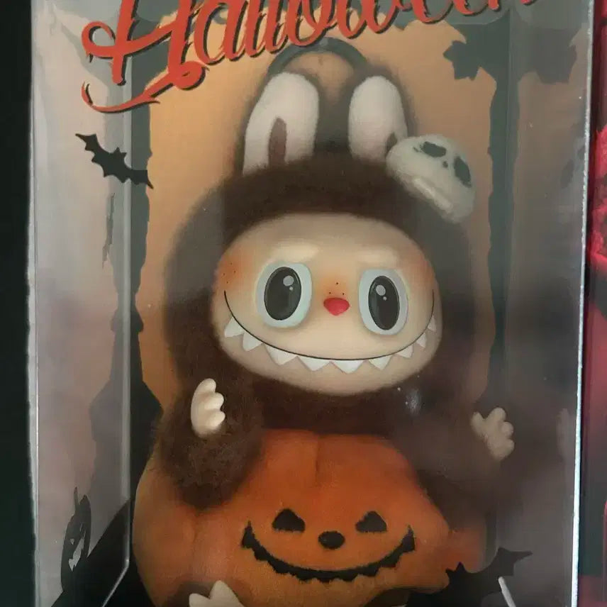 팝마트 정품 라부부 할로윈 펌킨 미개봉 + 정품 스컬판다 땅콩
