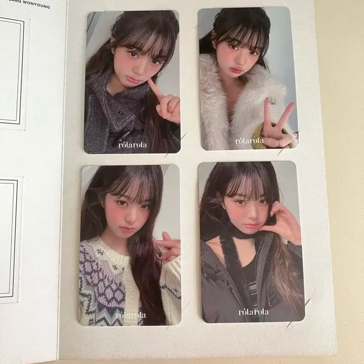 로라로라 장원영 포토카드 2025 winter 신상