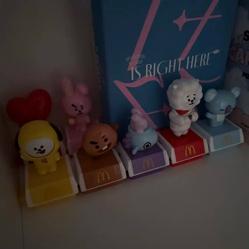 BT21 맥도날드 콜라보 피규어 풀세트