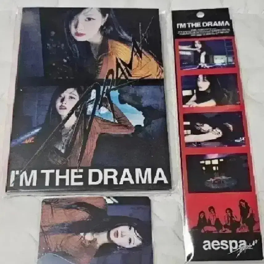에스파 aespa drama md 지젤 포카.엽서.스티커-미개봉