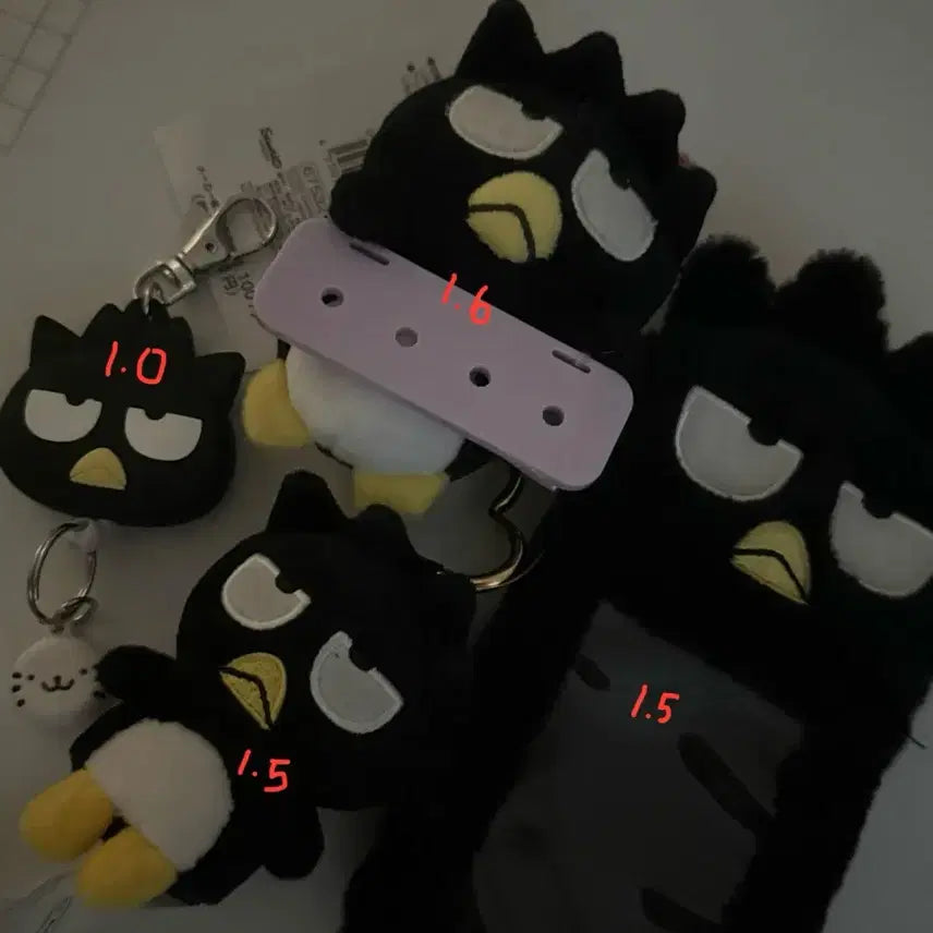 산리오 배드바츠마루 바츠마루 키링 인형 포카 홀더
