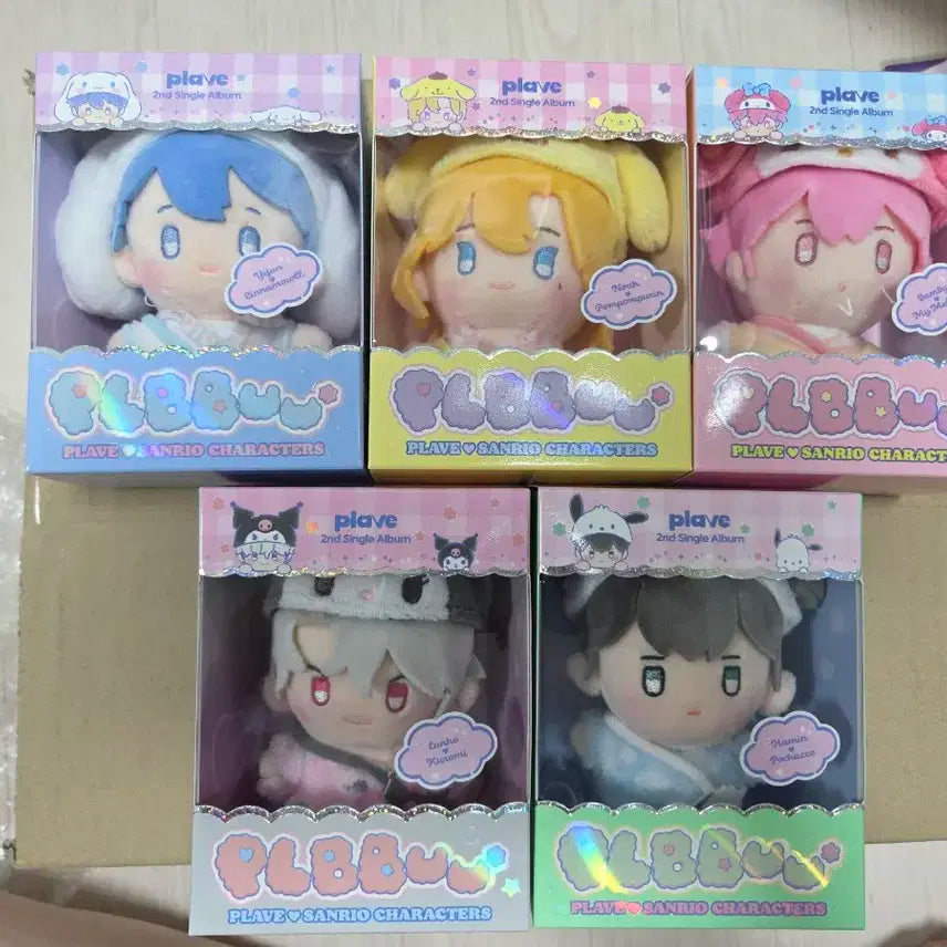 플레이브 플뿌 인형 (포카, cd제외 인형만) 일괄입니다.