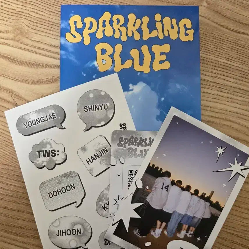 TWS 미니 1집 스파클링블루 위버스 버전 개봉 앨범