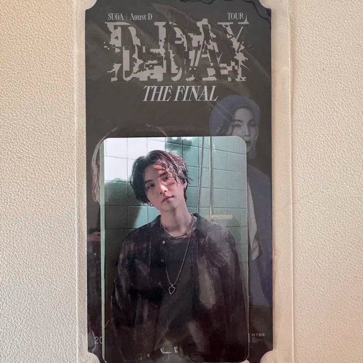SUGA | Agust D 투어 Final 아미존 포토카드 _첫콘
