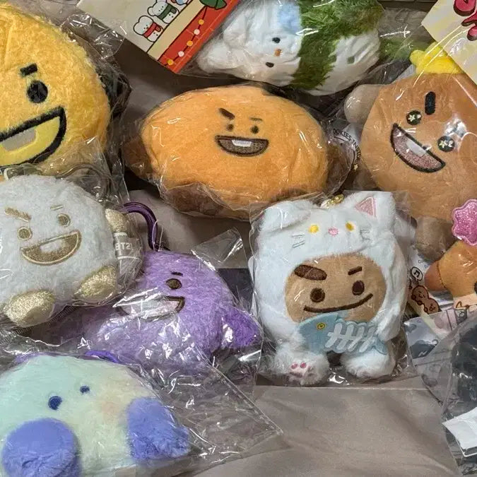 BT21 슈키 키링인형 미개봉 일괄 양도