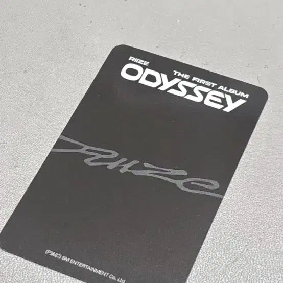 라이즈 오디세이 성찬앤톤 유닛 포토카드