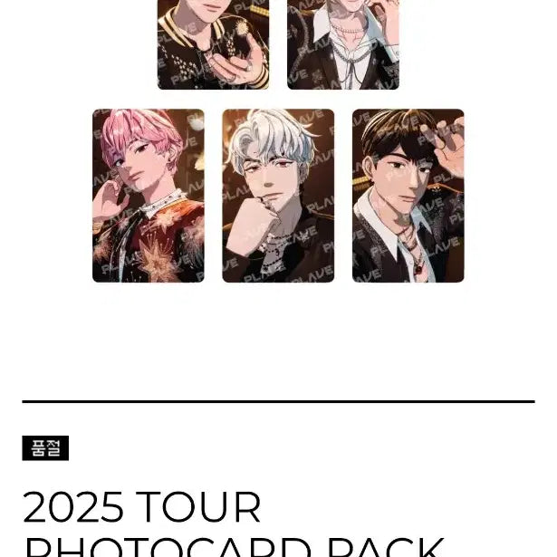 플레이브 투어 포카팩 (콘서트 md) 미개봉