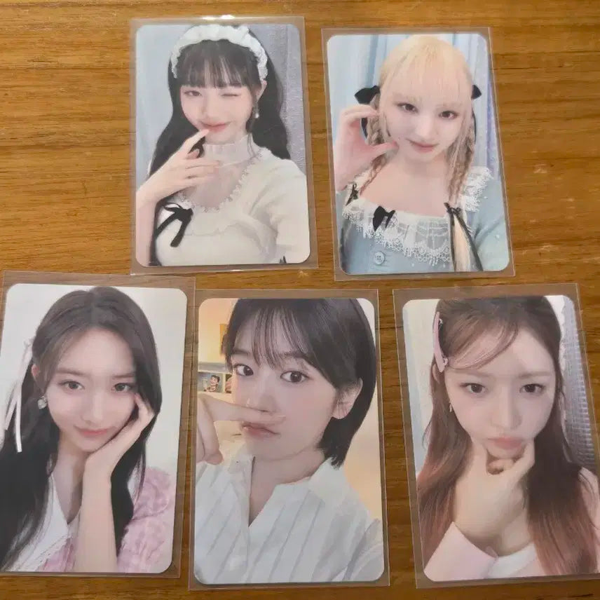 아이브 포카 (장원영, 리즈, 이서, 안유진, 레이)