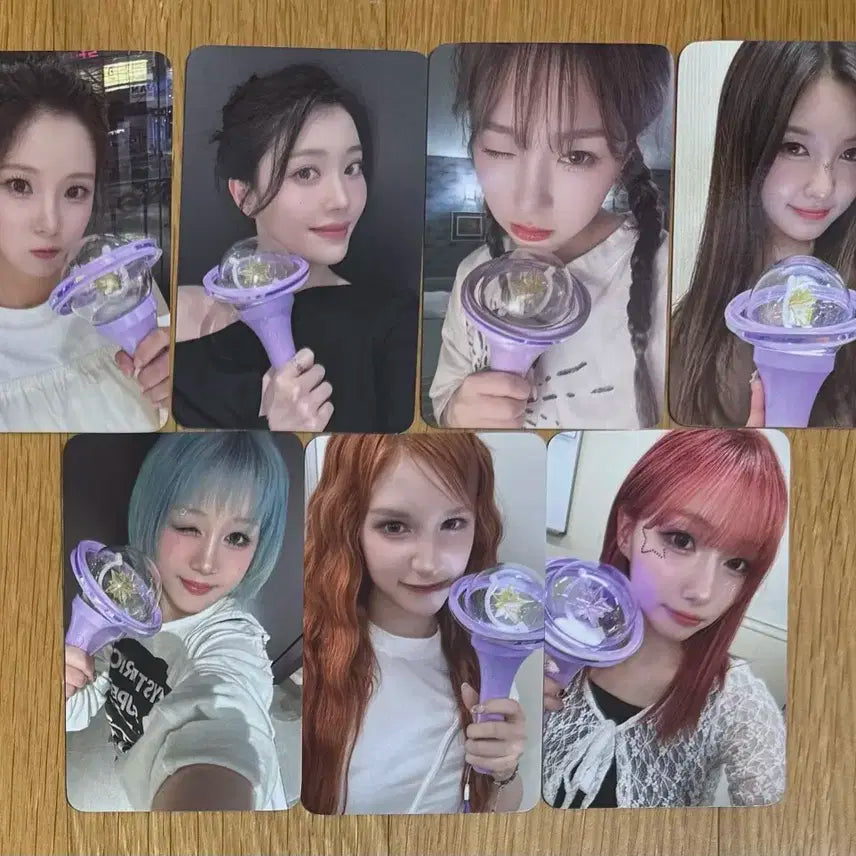 7장 일괄) 케플러 응원봉 포카 포토카드 미공포 Kep1er