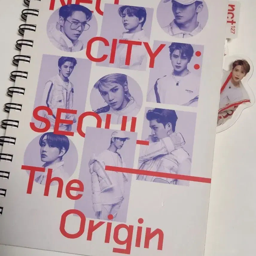 NCT 127 the origin 인덱스 노트 재현 다이어리 공책