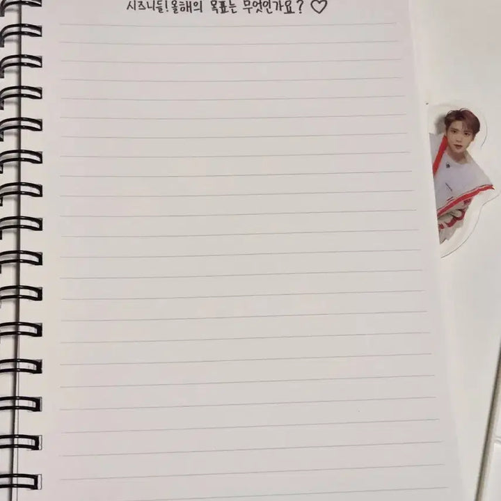 NCT 127 the origin 인덱스 노트 재현 다이어리 공책