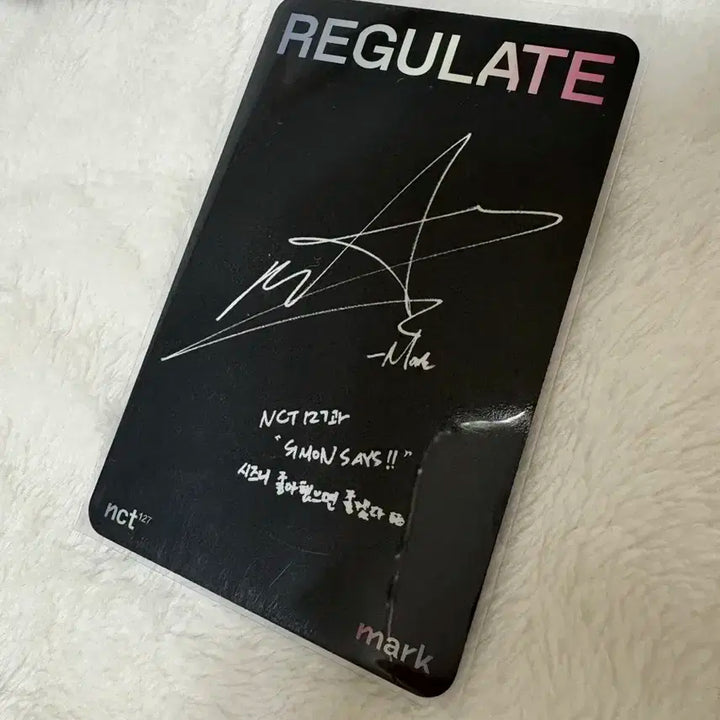 Nct127 마크 Regulate 포카양도