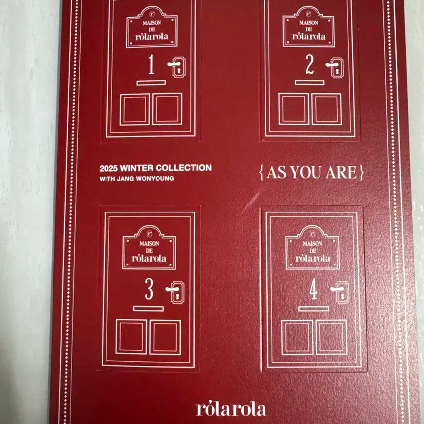 장원영 로라로라 포카 8장 2025 fall+winter 포카