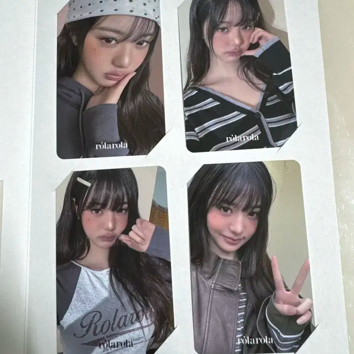 장원영 로라로라 포카 8장 2025 fall+winter 포카