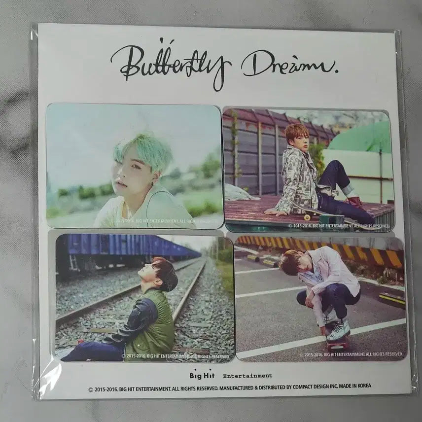 BTS 방탄 버터플라이드림 마그넷