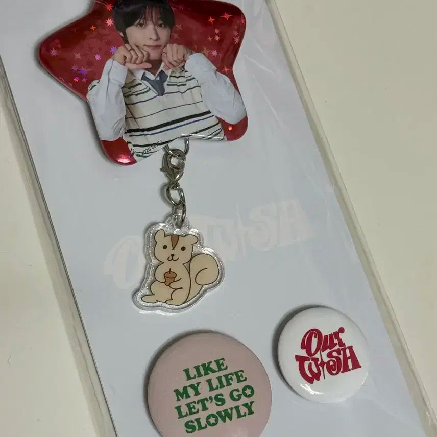 (현물)엔시티위시 일본투어 엠디 굿즈 캔뱃지 세트 리쿠