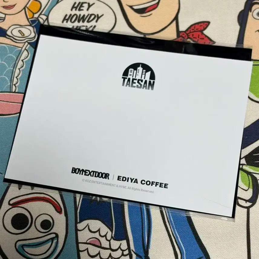 [새상품] 이디야 보넥도 엽서 포토카드 재현