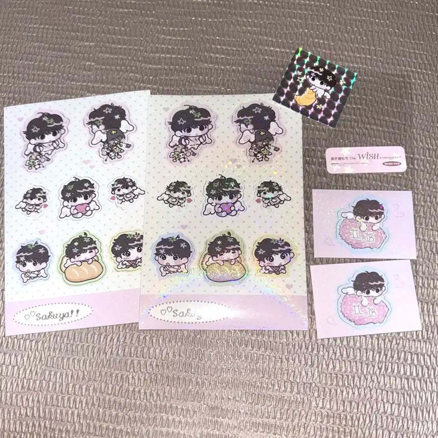 미사용 엔시티위시 사쿠야 부쿠님 부꾸님 스티커 양도 쿵피트팩 포카 nct