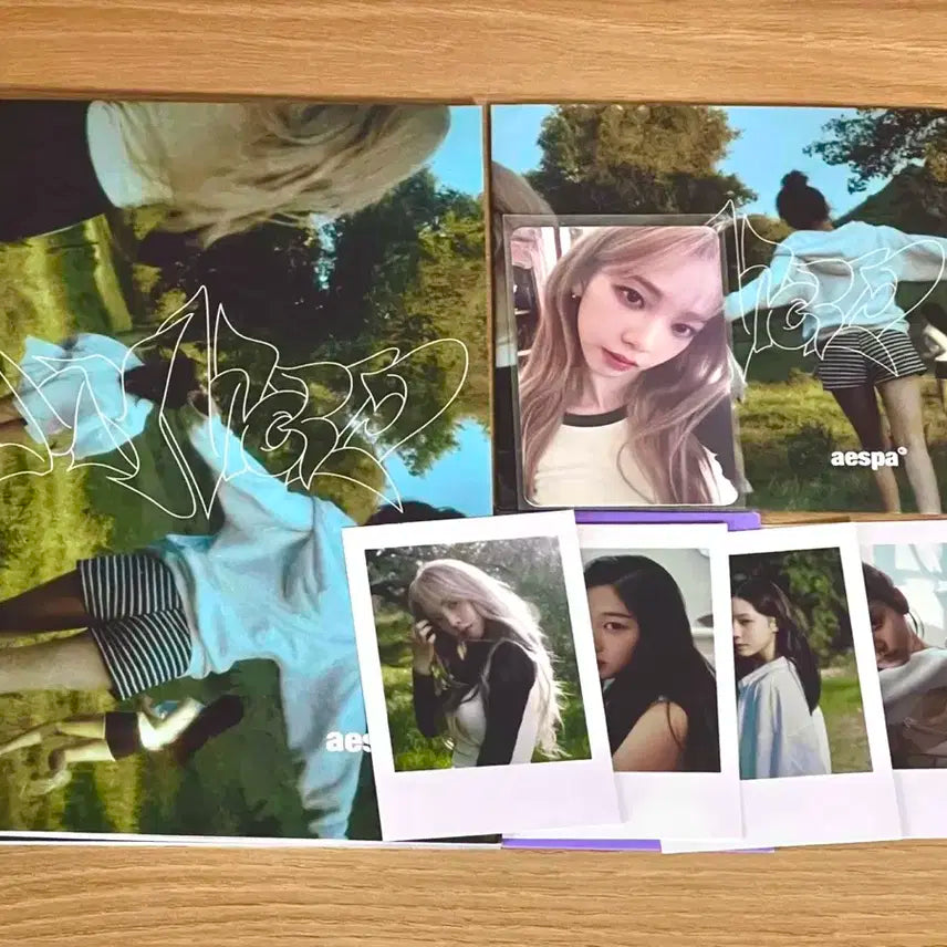 에스파 카리나 포카 마이월드 앨범 일괄 양도 더티워크 리치맨