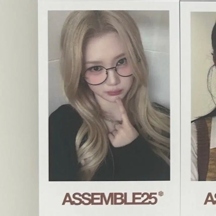 트리플에스 공유빈 친필 싸인 폴라로이드 싸폴 싸인폴라 유빈