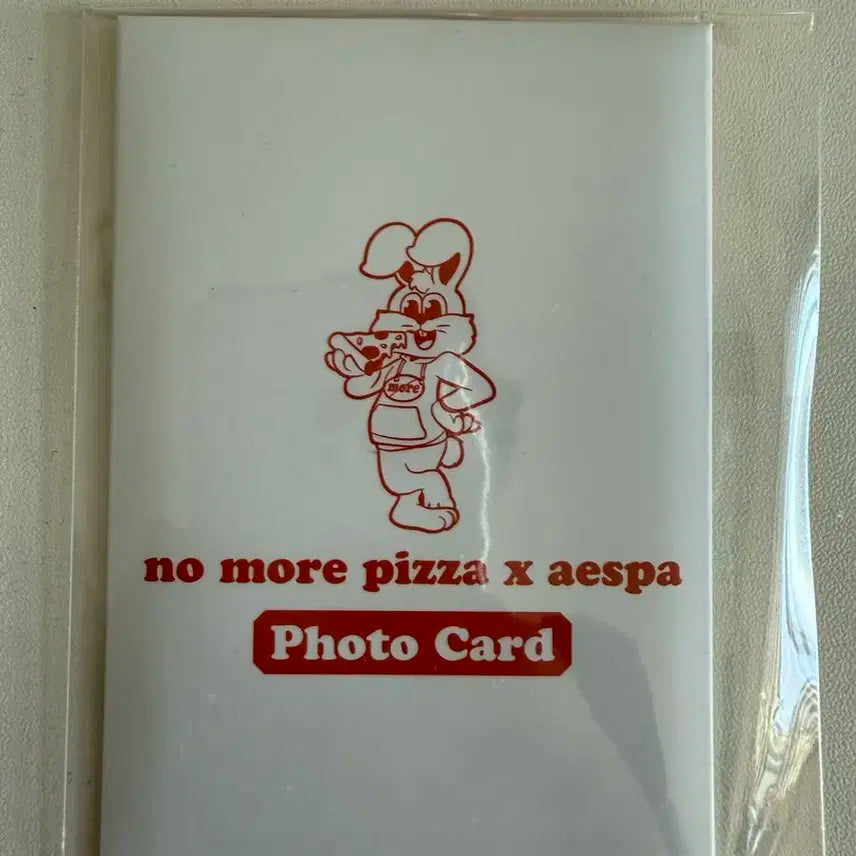 [미개봉] 노모어피자 X 에스파 콜라보 포토카드 새상품