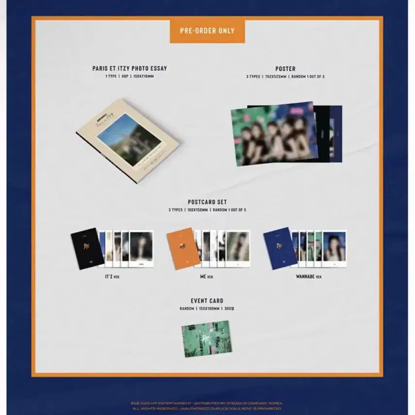 (미개봉) 있지 - IT'z ME 예약특전포함