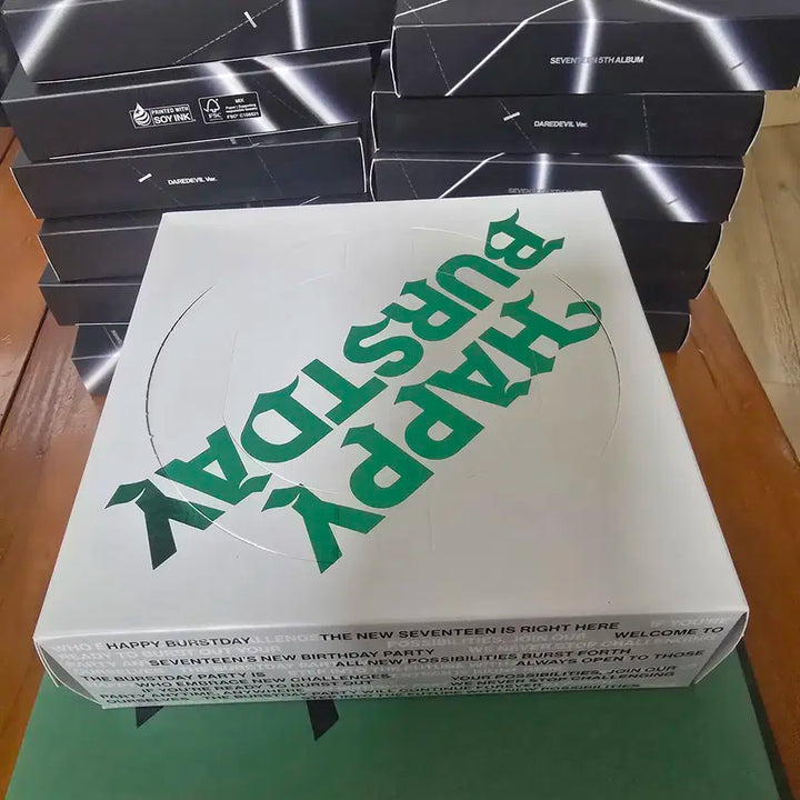 세븐틴 데어데빌 캐럿반+HBD 앨범3종(특전O) 일괄 판매