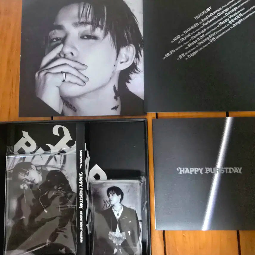 세븐틴 데어데빌 캐럿반+HBD 앨범3종(특전O) 일괄 판매