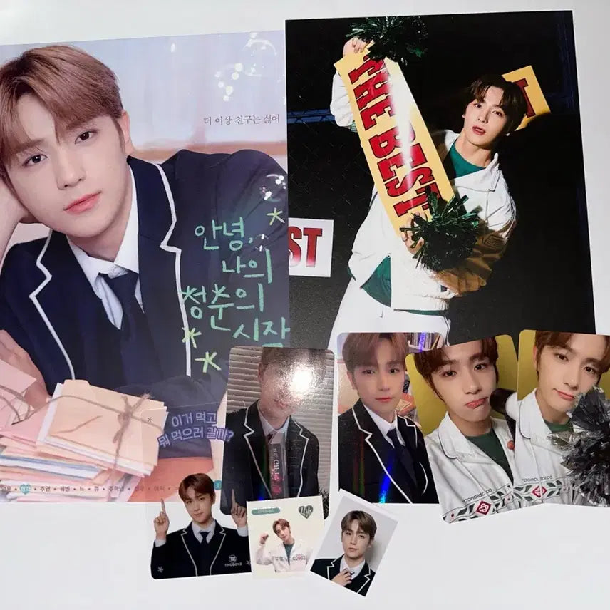 더보이즈 3, 4기 키트 현재 이재현 분철 포토카드 포카 증명사진