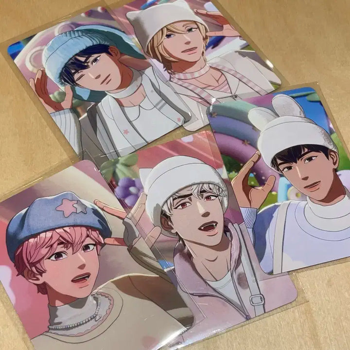 플레이브 플뿌 케타포 팝업 럭드 포카 코스터 일괄 판매 양도합니다