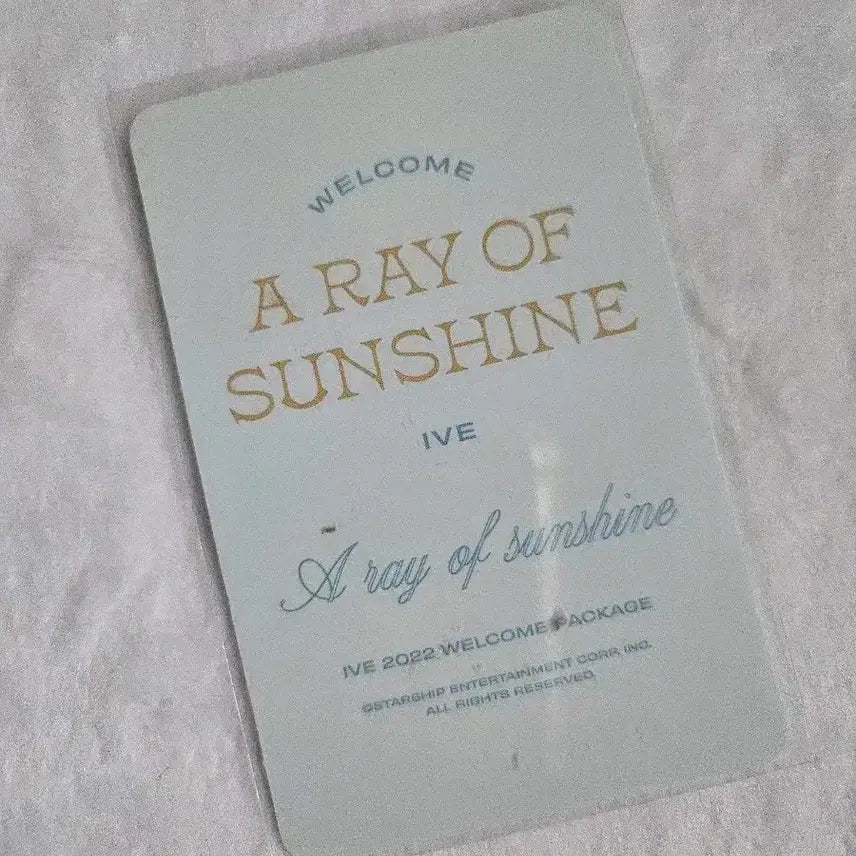 IVE아이브 2022년 시즌그리팅 포카 -레이-