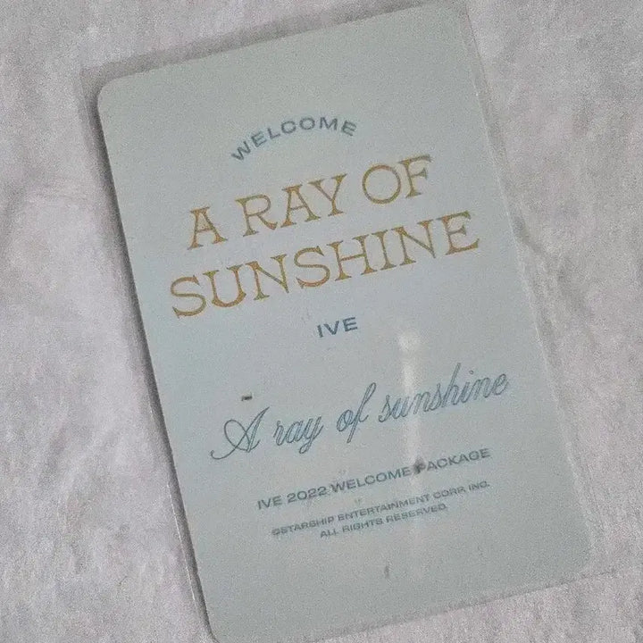 IVE아이브 2022년 시즌그리팅 포카 -레이-