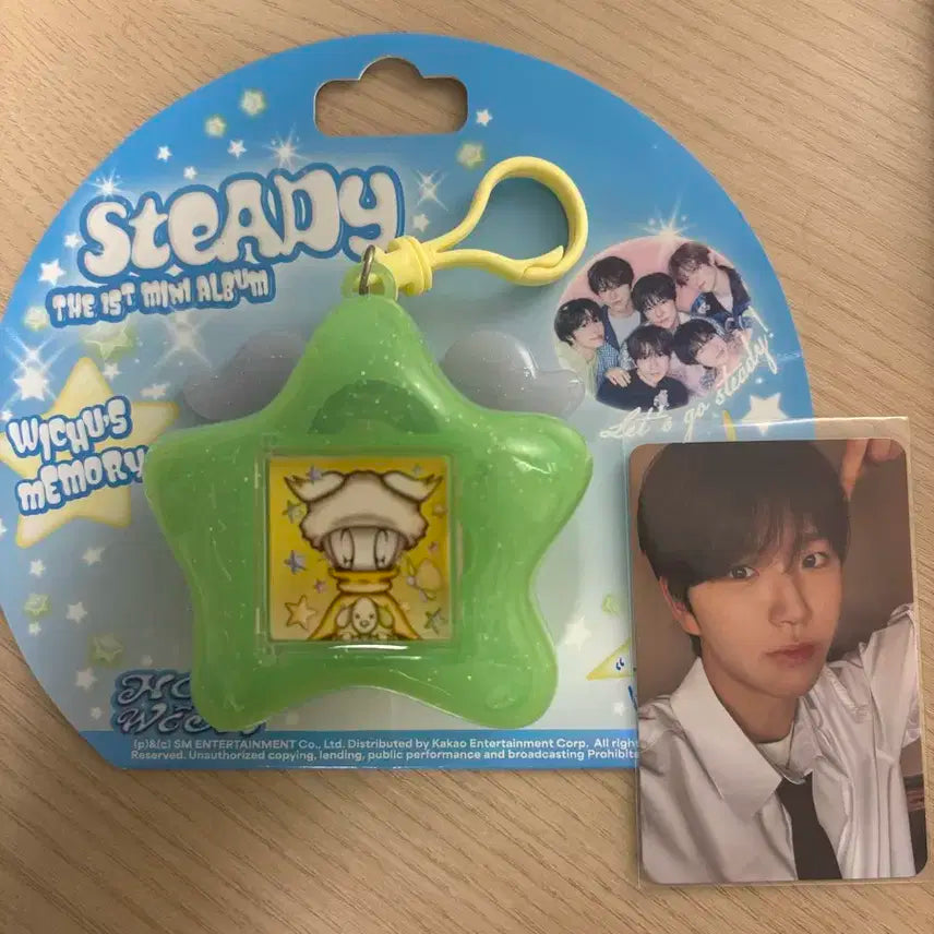 엔시티위시 Steady 위츄 메모리 키링 +재희 포카