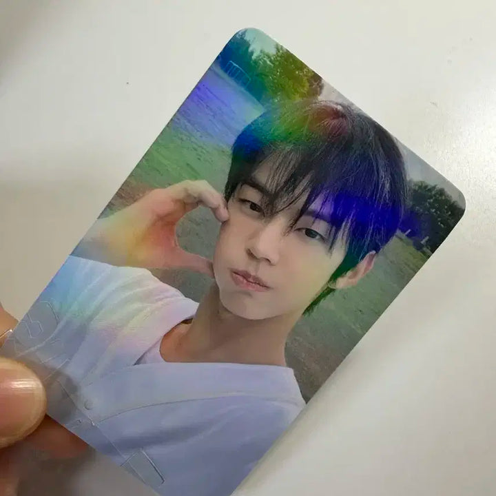 투어스 도훈// 스파클링 블루 알라딘 특전 포카!