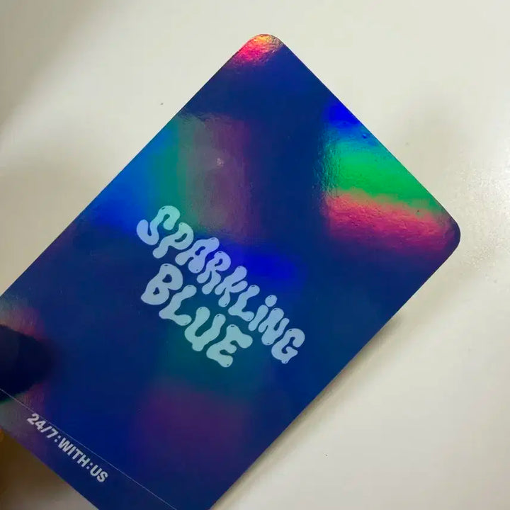 투어스 도훈// 스파클링 블루 알라딘 특전 포카!