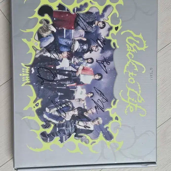 앤팀 백투라이프 사인 시디 앨범 팝니다 SELL