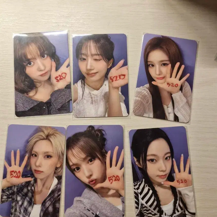 엔믹스 중국 메이크스타 광저우 팬사인회 520 포토카드 포카 세트 양도
