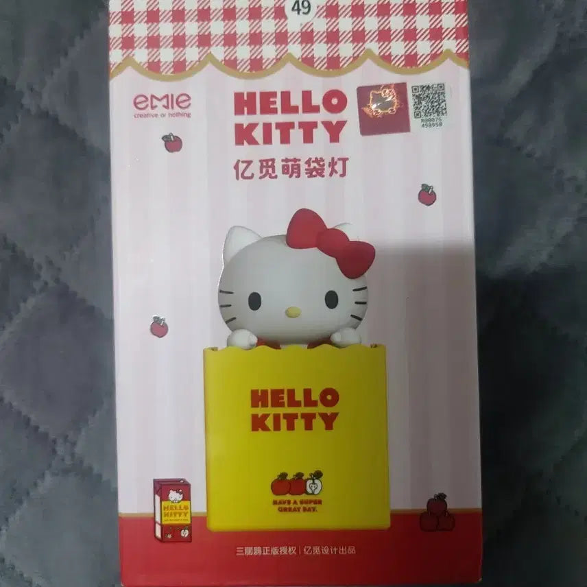 헬로키티 EMIE 미니등 피규어 새상품