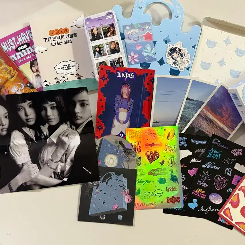 뉴진스 get up앨범개봉 판매(포카미포함)