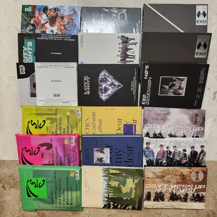 EXO 앨범 일괄 (첸 백현 포함)