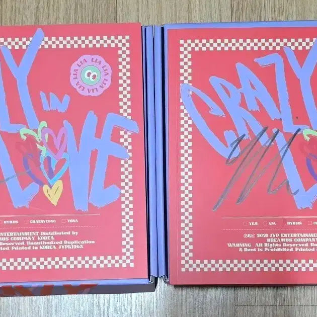 있지 LOCO 싸인앨범 리아, 류진