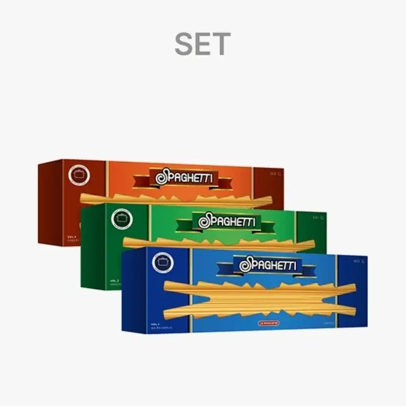 [미개봉] 르세라핌 스파게티 일반반 3종 1세트