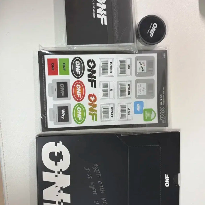 온앤오프 고라이브 굿즈 문구세트